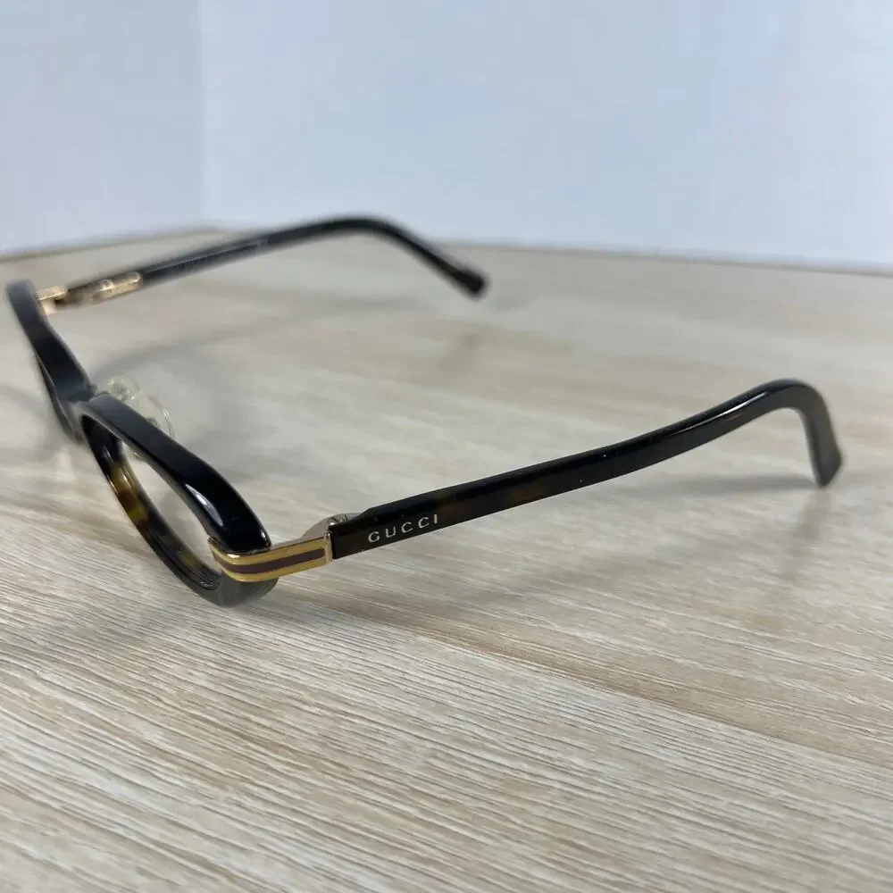 Gucci GG2929 EJZ Eyeglasses Oval Dark Brown Frames Only 52-15-130 Italy